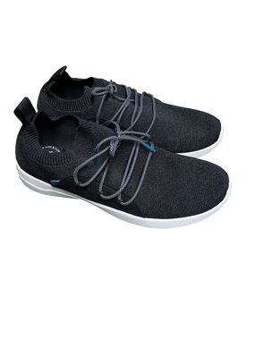 New Vessi Cityscape Black Knit Lace Up Waterproof Slip-On Sneakers